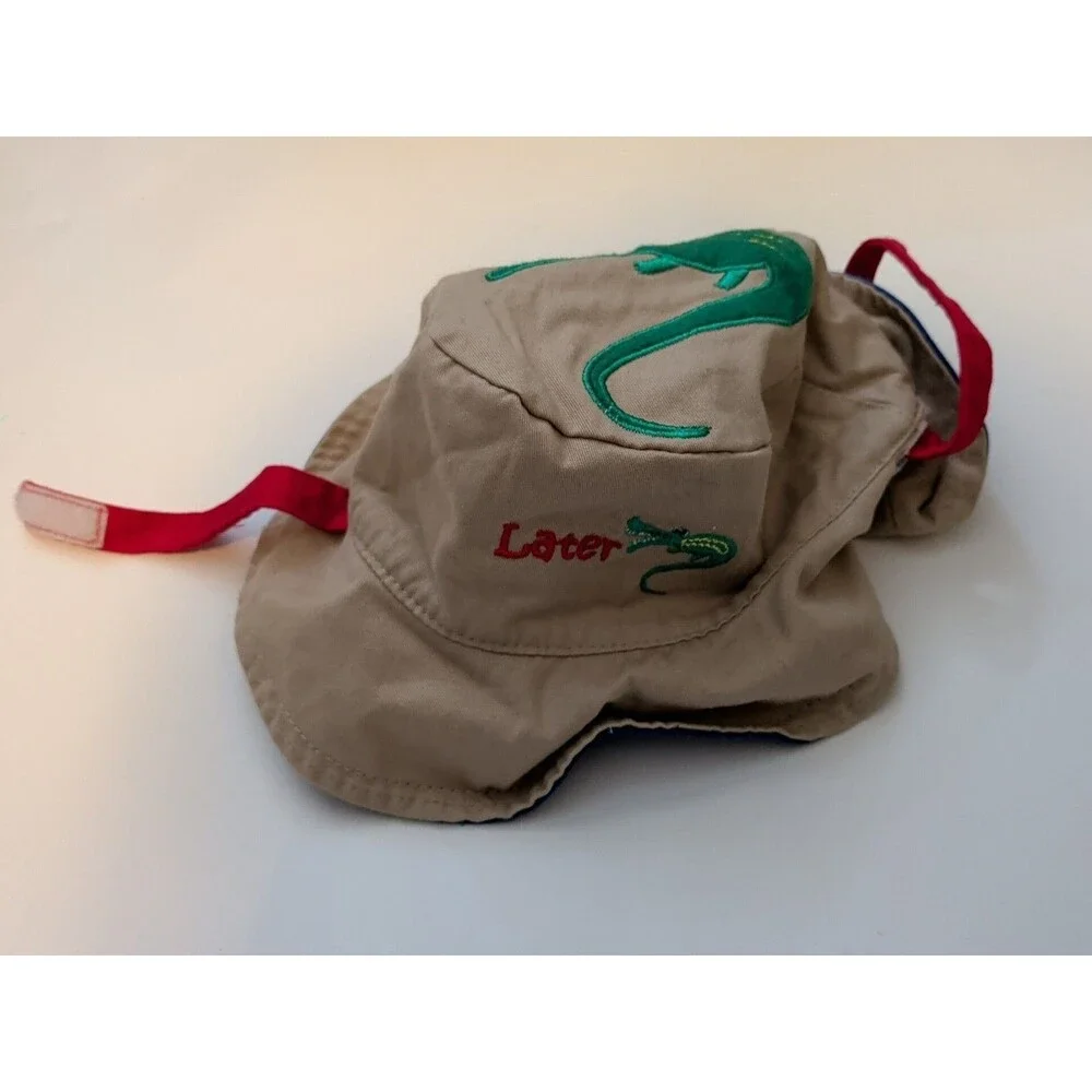 Flapjack Toddler Reversible Bucket Sun Hat Upf 50 Shark Alligator